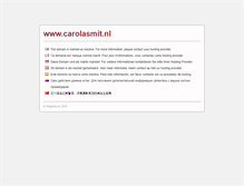 Tablet Screenshot of carolasmit.nl